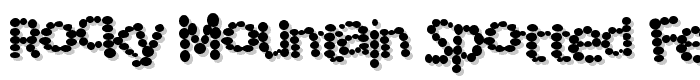 Rocky Mountain Spotted Fever font